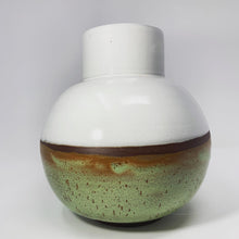 Bi-colored orb vase